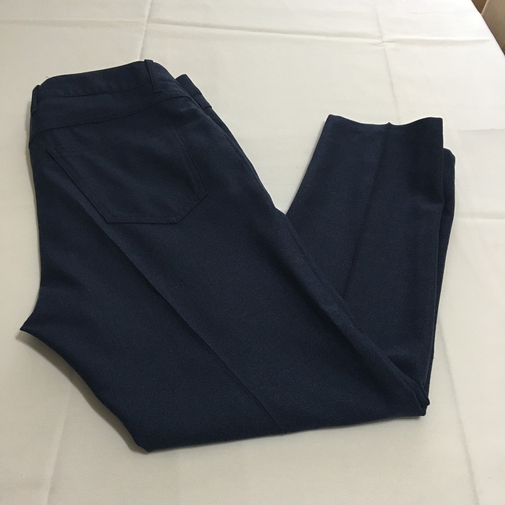 Canali Navy Blue Men's Dress Pants